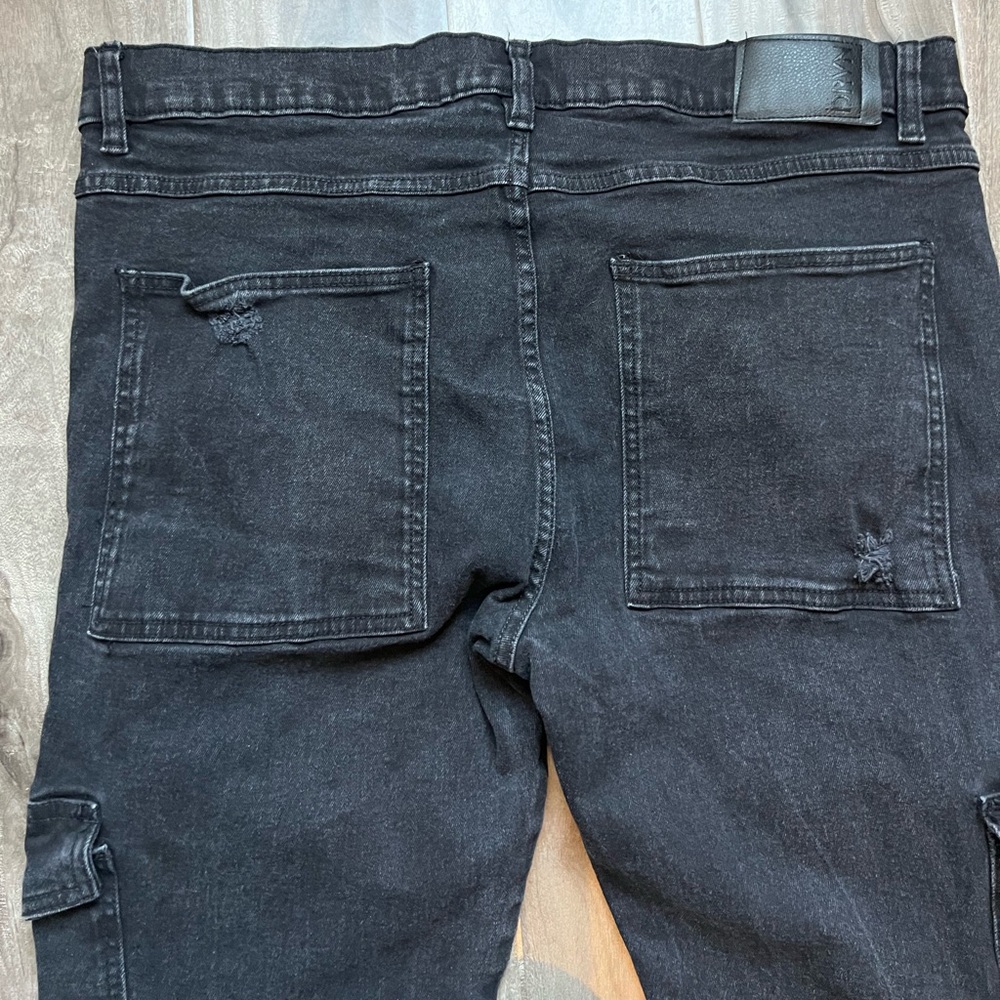 DRVN Men's Charcoal Bootcut Jeans size 38 - Picture 8 of 8